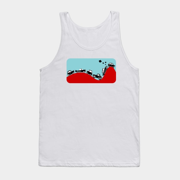 Rally Retro Car Tank Top by soniapascual